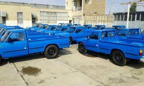 مزایده خودرو-مزایده  وانت زامیاد دوگانه سوز سی ان جی رنگ آبی روغنی ،چهار سیلندر دوگانه سوز مدل 1386 دو درب