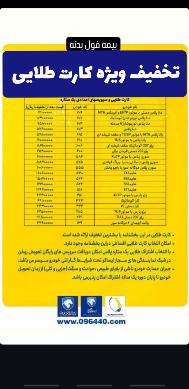 قیمت جدید کارت طلایی ایران خودرو  با تخفیف ویژه + تصویر