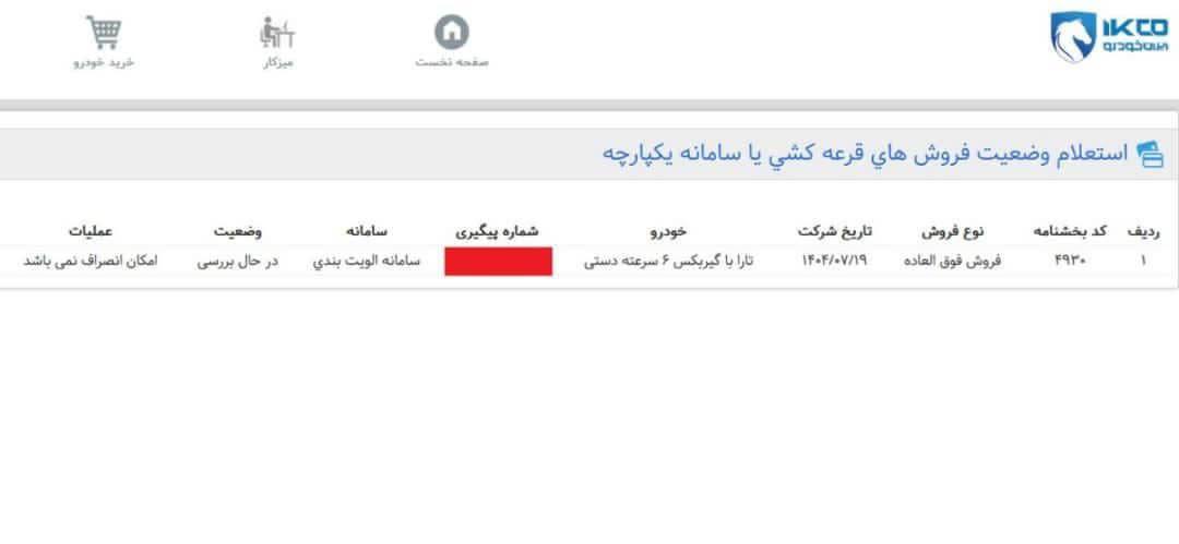اعلام نتایج طرح فروش عادی متقاضیان محصولات ایرانخودرو + لینک سایت