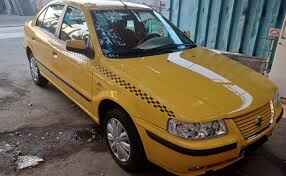 مزایده خودروی سمند تاکسی  رنگ : زرد  مدل : 85  بندرعباس