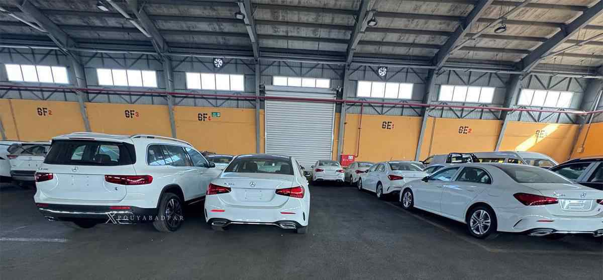 تصاویر جدید از واردات خودرو های بنز مدل  A180 و GLB