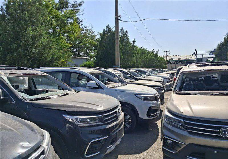 وضعیت نامناسب خودروهای  فردا موتورز (بروجرد) پس از حمله وحشیانه رژیم منحوس صهیونیستی