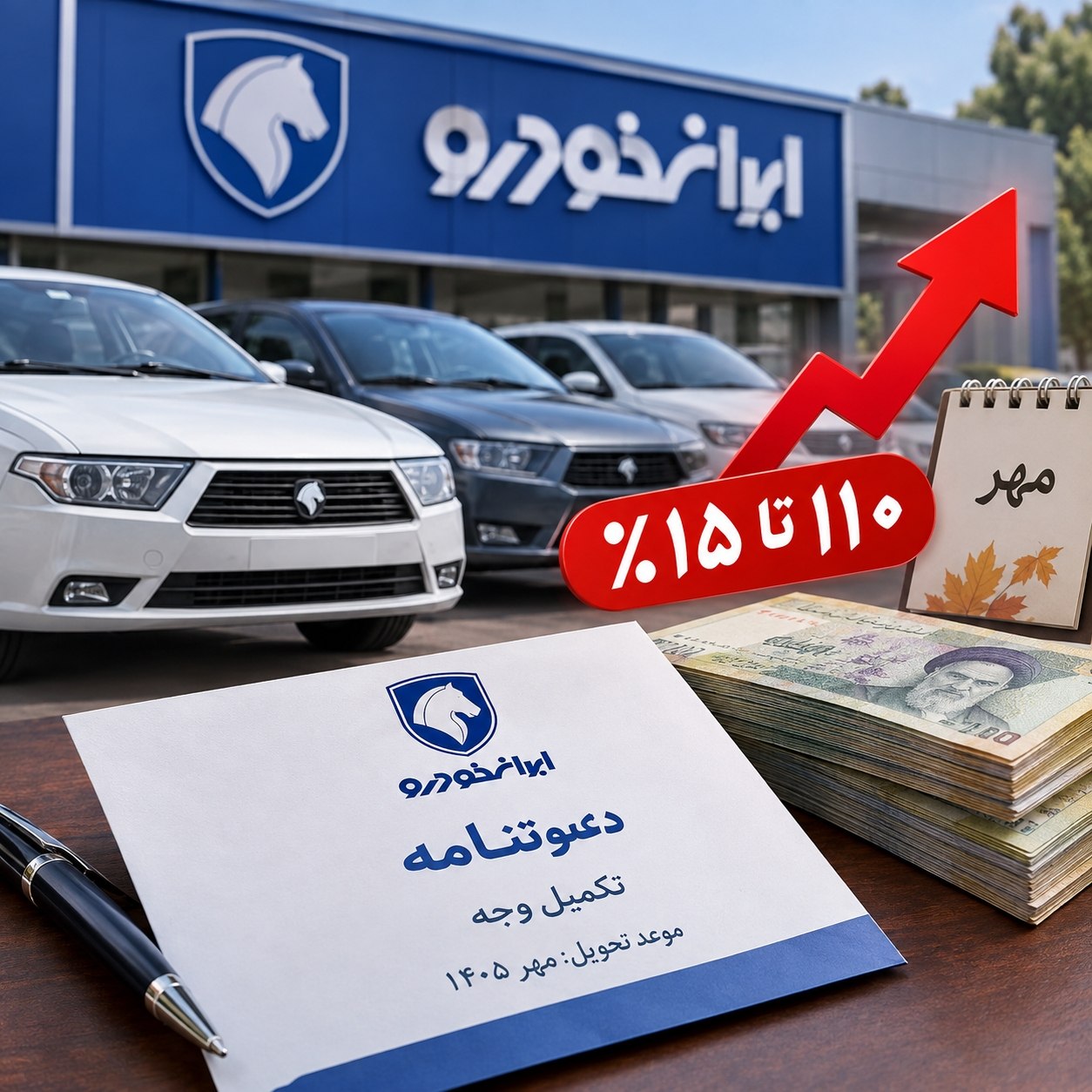 دعوتنامه‌های مهر ایران‌خودرو با افزایش قیمت صادر می‌شوند؟